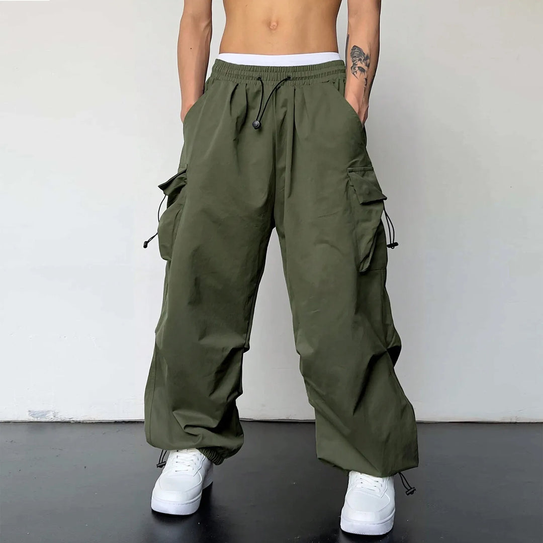 Bryce | Men's Baggy Cargo Pants with Drawstring