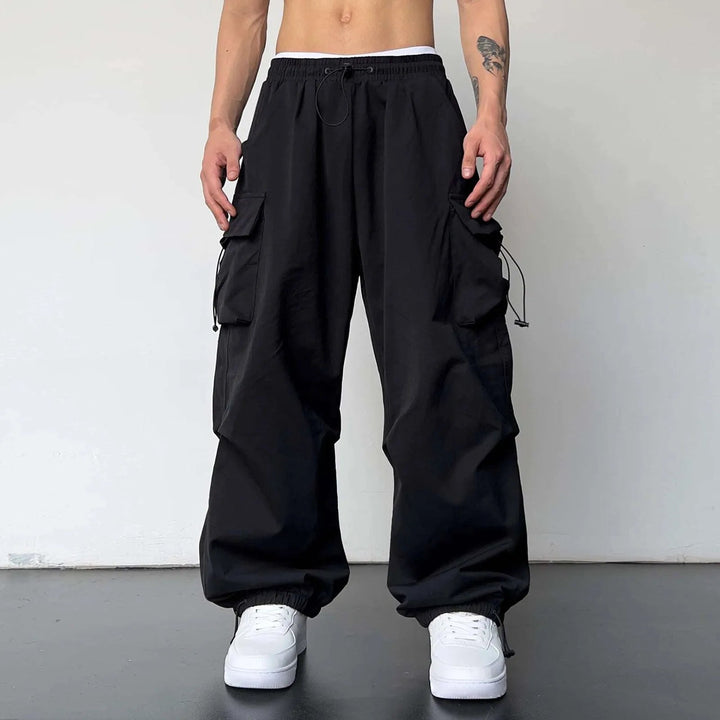 Bryce | Men's Baggy Cargo Pants with Drawstring