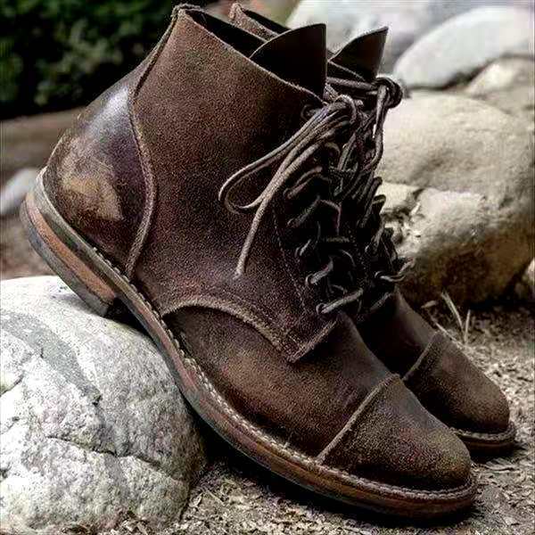 Mason | Men's Lace Up Leather Ankle Boots