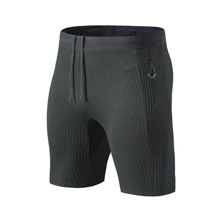 Bryan | Men's Striped Slim Fit Shorts with Drawstring