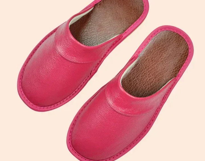 Dawson | Men's Leather Slippers with Closed-toe